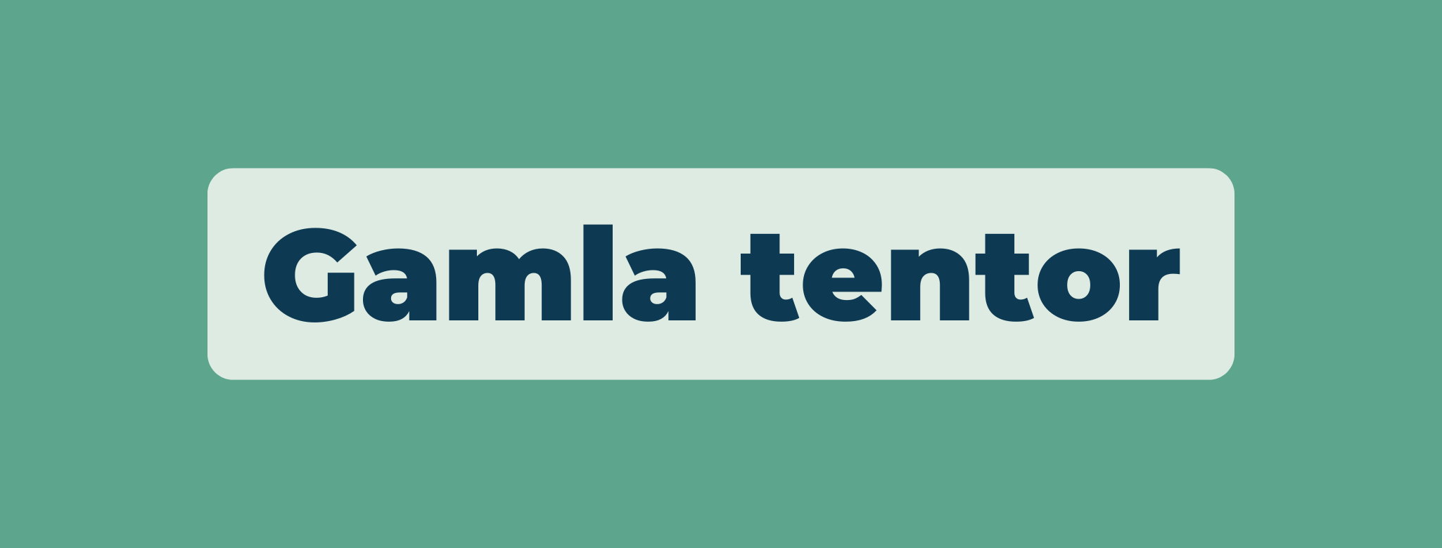 Gamla tentor