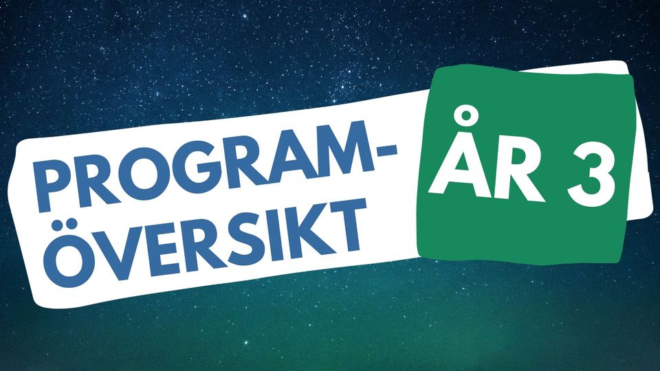 Programöversikt: Årskurs 3